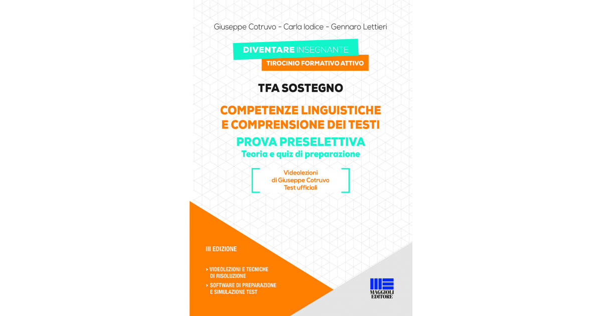 Tfa Sostegno Manuale Prova Preselettiva Fiscoetasse