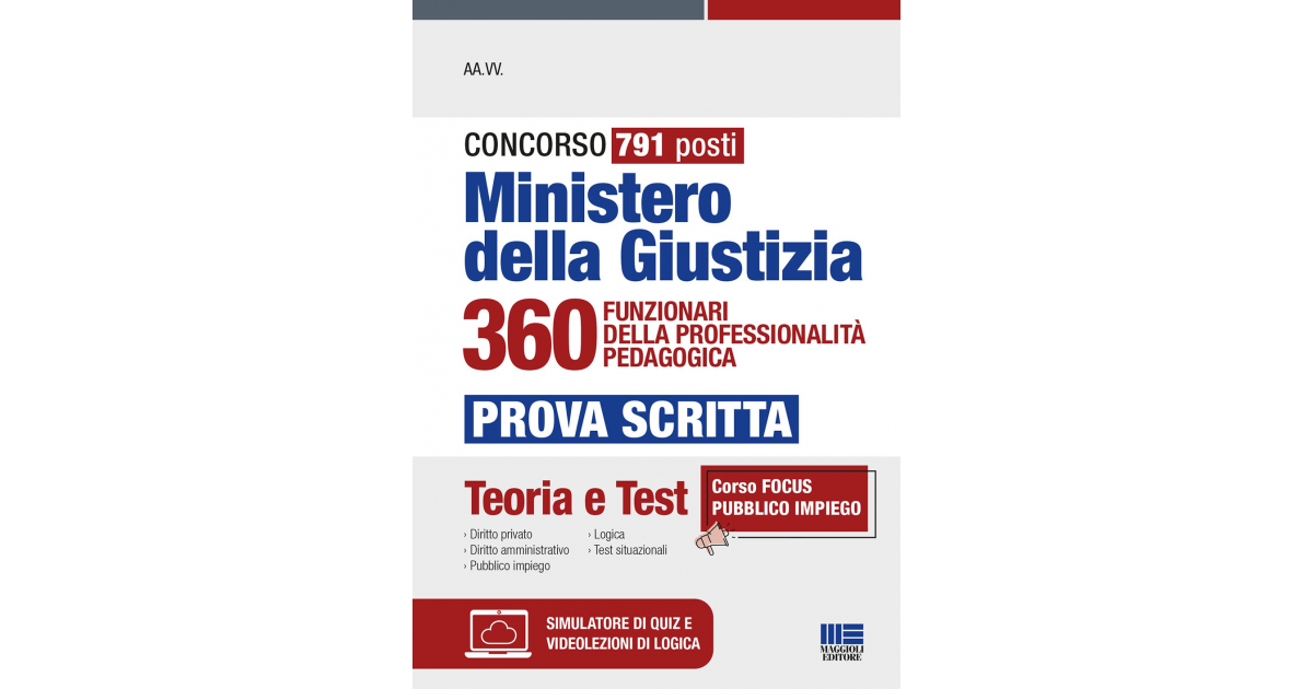 Concorso Posti Min Giustizia Funzionari Pedagogici Fiscoetasse