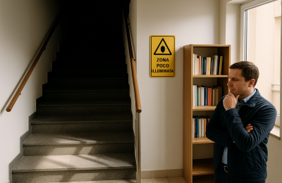 L’oscuramento delle scale condominiali