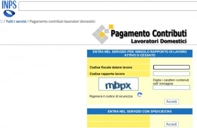 Contributi INPS colf  2026:  come si effettua il pagamento?