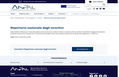 Incentivi assunzione: online lo strumento ANPAL per la ricerca