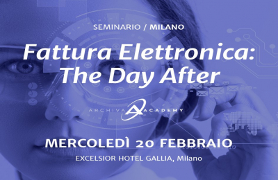 Seminario | Fattura Elettronica: The Day After