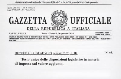 Nuovo Testo unico IVA in vigore dal 2027: il testo pubblicato in GU