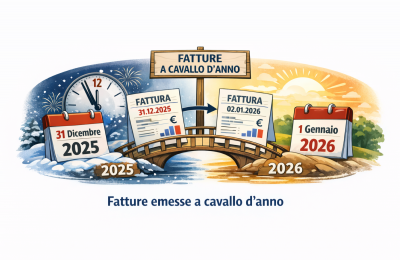 Fatture a cavallo d'anno 2025/2026