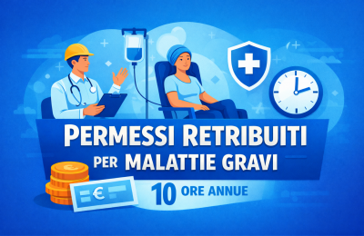 Nuovi permessi retribuiti per gravi patologie 2026: istruzioni INPS