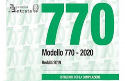 Modello 770 2020: gli utili delle SRL trasparenti