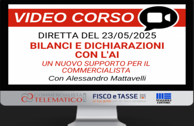 Bilanci e Dichiarazioni con l'AI per Commercialisti – corso online