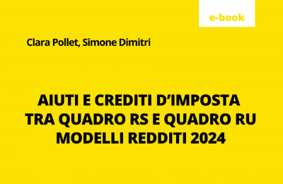 Aiuti crediti d'imposta tra quadro RS e quadro RU modello redditi 2024