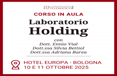 Laboratorio pratico: creiamo la Holding assieme – Bologna, 10 e 11 ottobre 2025