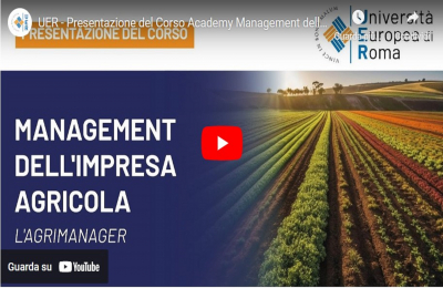 Corso Management dell'impresa Agricola – L’AGRIMANAGER