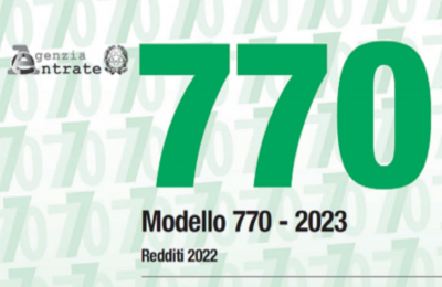 Modello 770/2023: istruzioni per l'invio