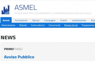 Avviso ASMEL 2025: domande dal 15 settembre