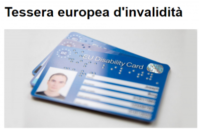 Carta europea disabilità: nuove istruzioni INPS