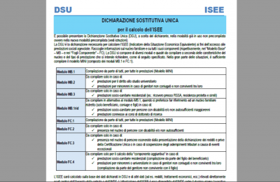 DSU per ISEE a pagamento:  in quali casi, quanto costa