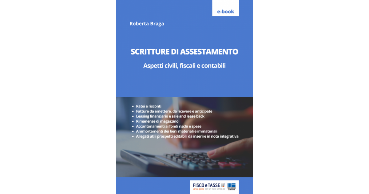 Scritture Di Assestamento (eBook 2024) - FISCOeTASSE.com