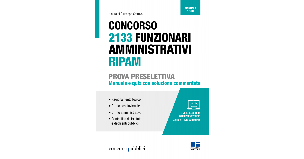 Concorso 2133 Funzionari Amministrativi RIPAM - FISCOeTASSE.com