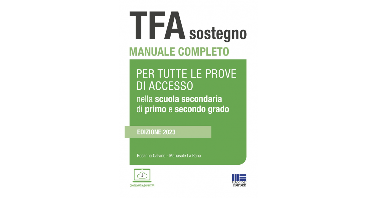 TFA Sostegno Manuale completo Edizione 2023