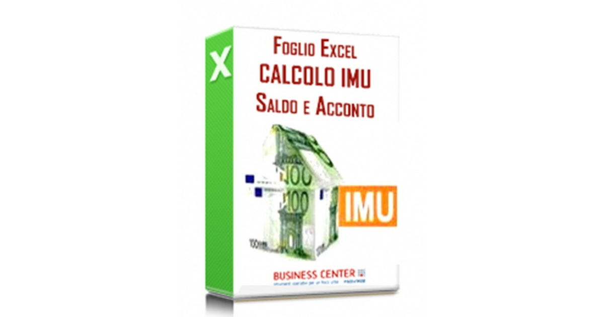 Calcolo Imu Acconto E Saldo Excel Fiscoetasse Com