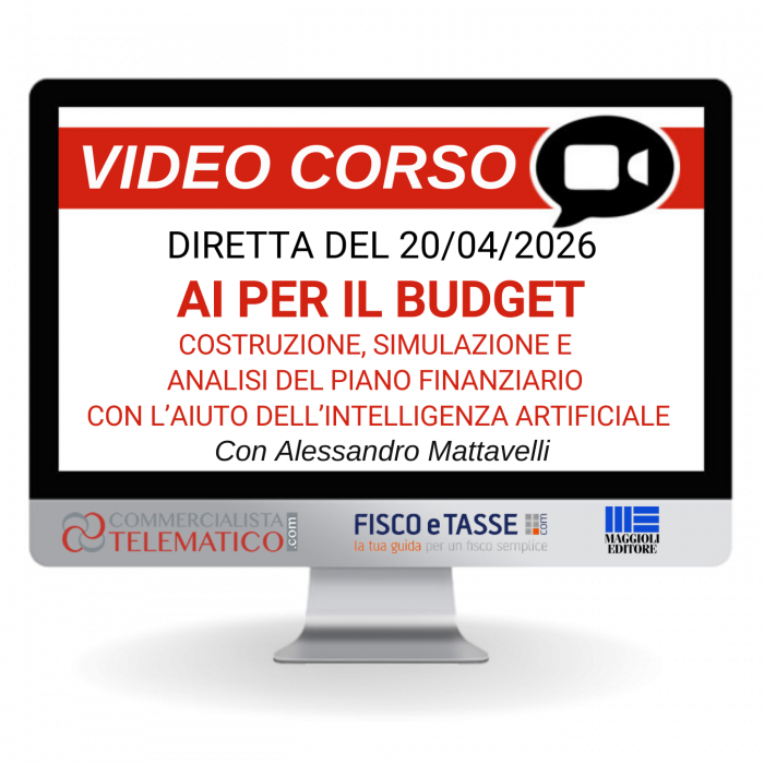 AI per il budget | Corso online