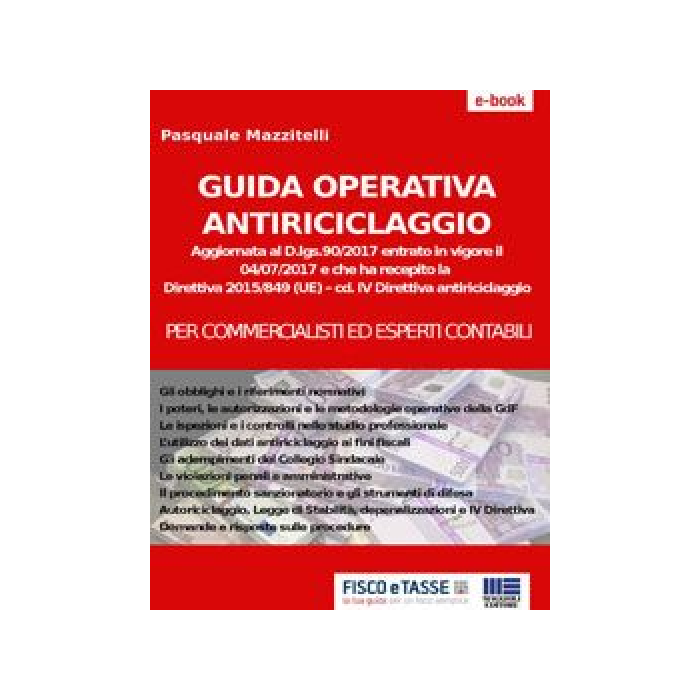 Guida operativa antiriciclaggio (eBook 2017)