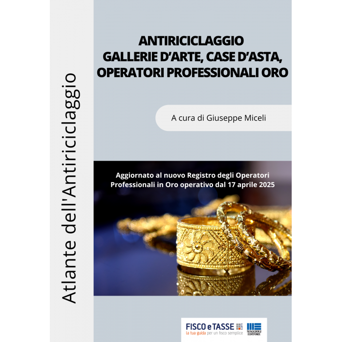 Antiriciclaggio gallerie d'arte e vendita oro | eBook