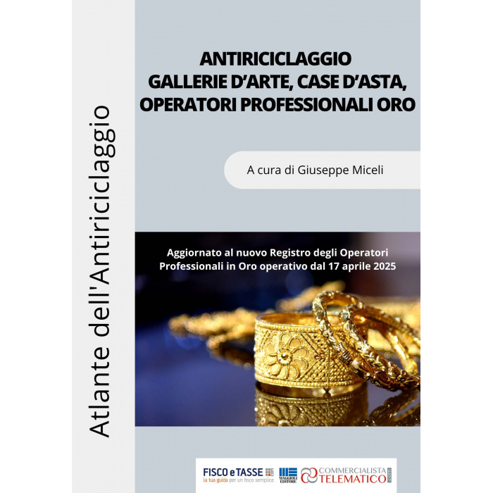 Antiriciclaggio gallerie d'arte e vendita oro | eBook