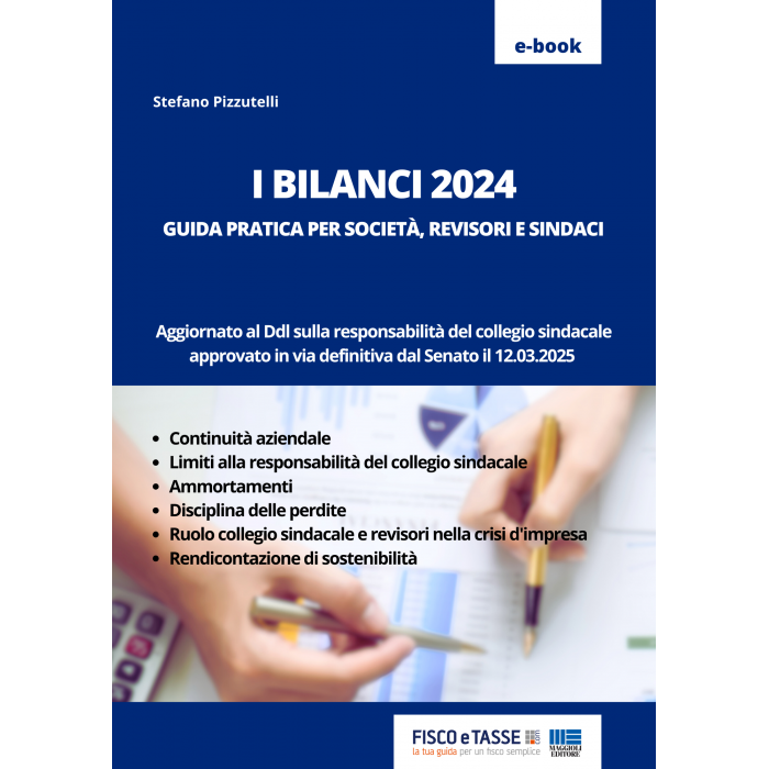 Bilanci 2024 Guida pratica per società revisori sindaci