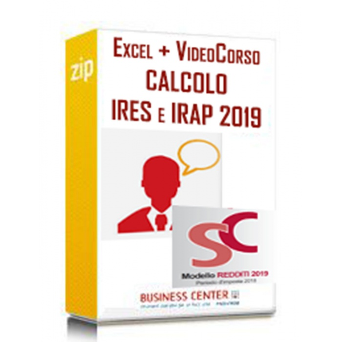 Calcolo IRES e IRAP 2019 (Excel + Videocorso)