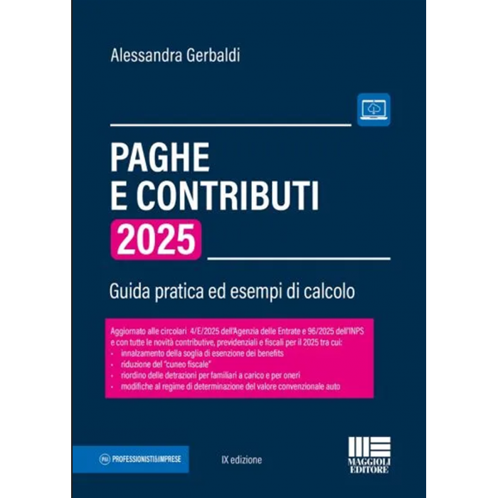 Paghe e Contributi 2025 | Libro di carta