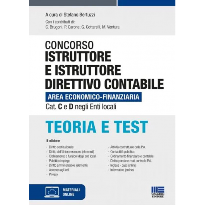 Concorso Istruttore e Istruttore direttivo contabile