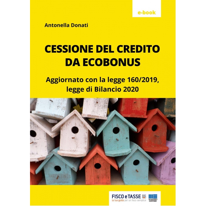 Cessione del credito da ecobonus (eBook 2020)