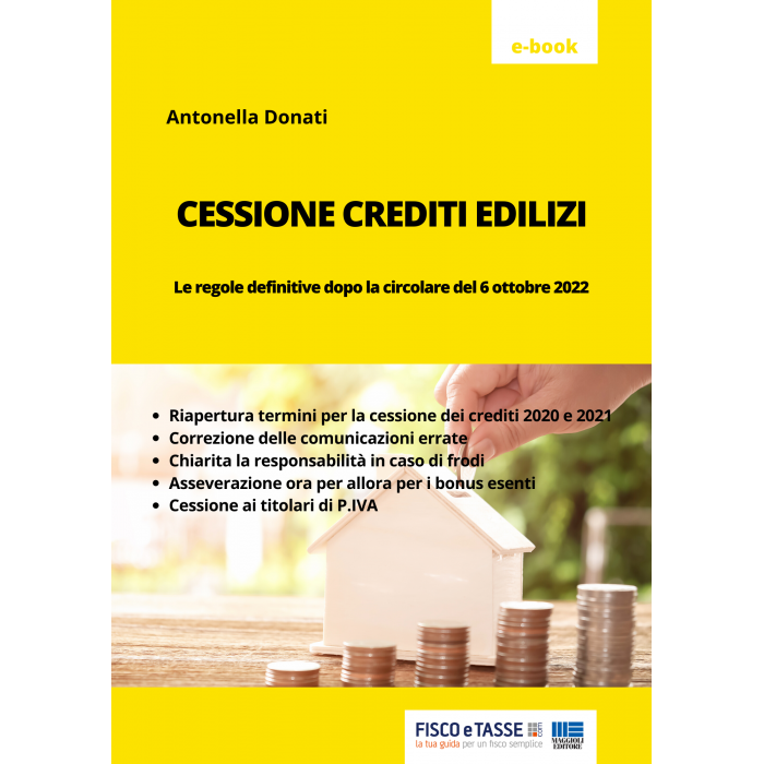 Cessione crediti edilizi (eBook 2022)