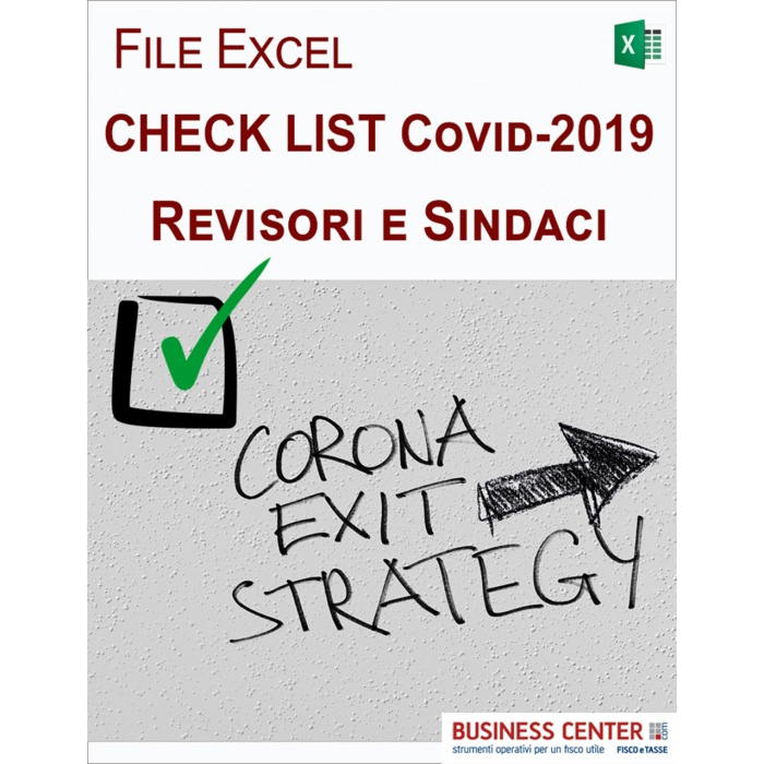 Check list Covid-19 per revisore e sindaci (Excel)