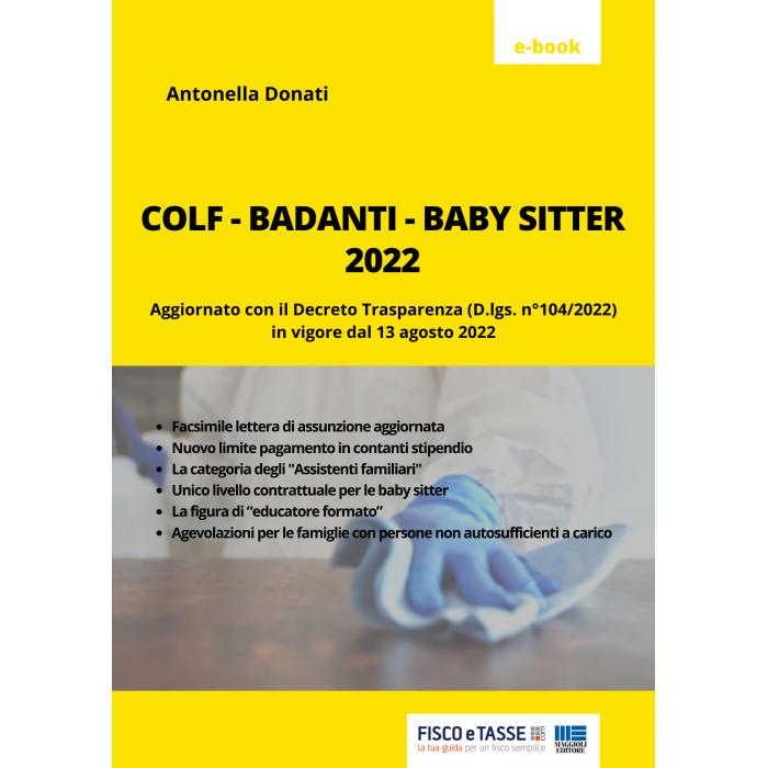 Colf - badanti e babysitter 2022 (eBook)