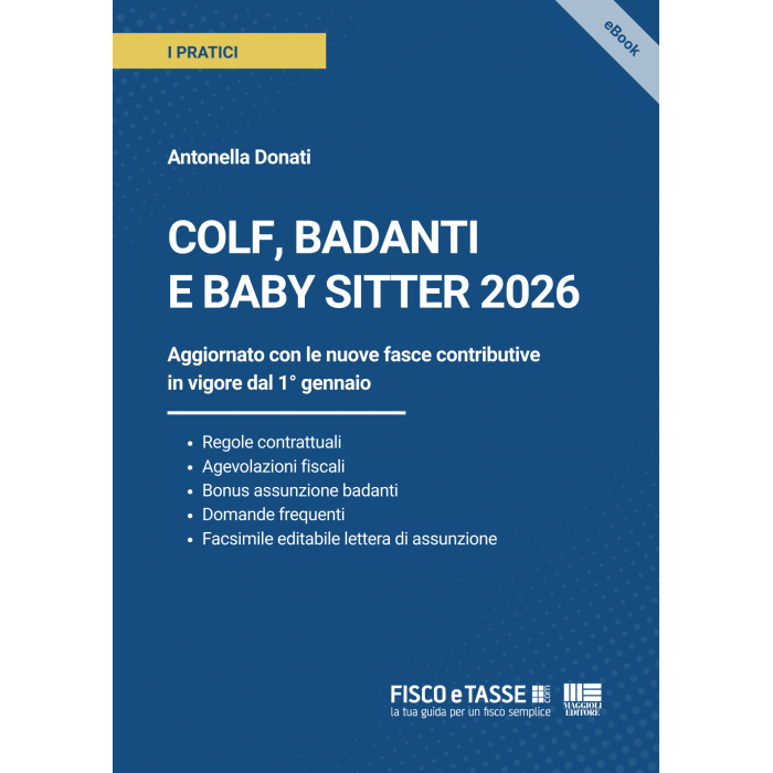 Colf - badanti e babysitter 2026 | eBook