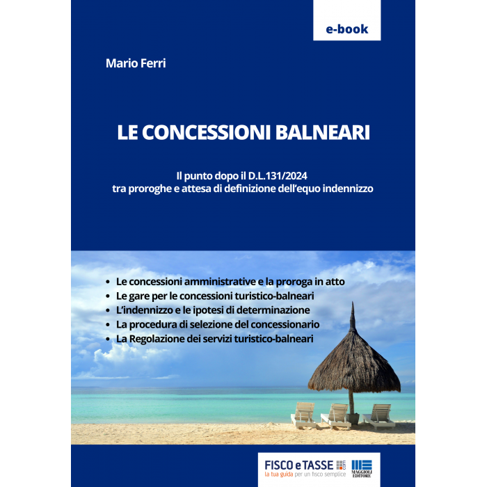 Le concessioni balneari (eBook 2024)