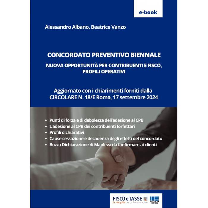 Concordato preventivo biennale Profili Operativi eBook