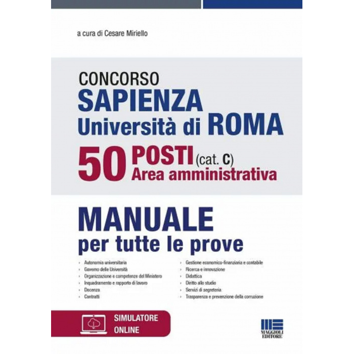 Concorso Sapienza Università di Roma - Libro di carta