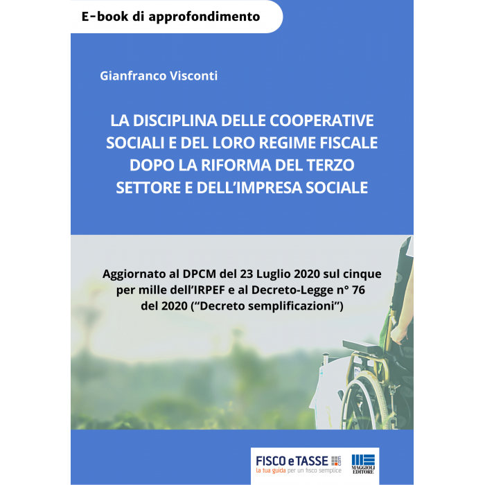 La disciplina delle Cooperative sociali (eBook 2020)