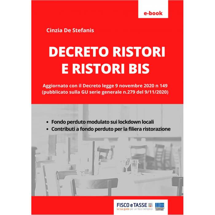 Decreto Ristori e Ristori BIS (eBook 2020)