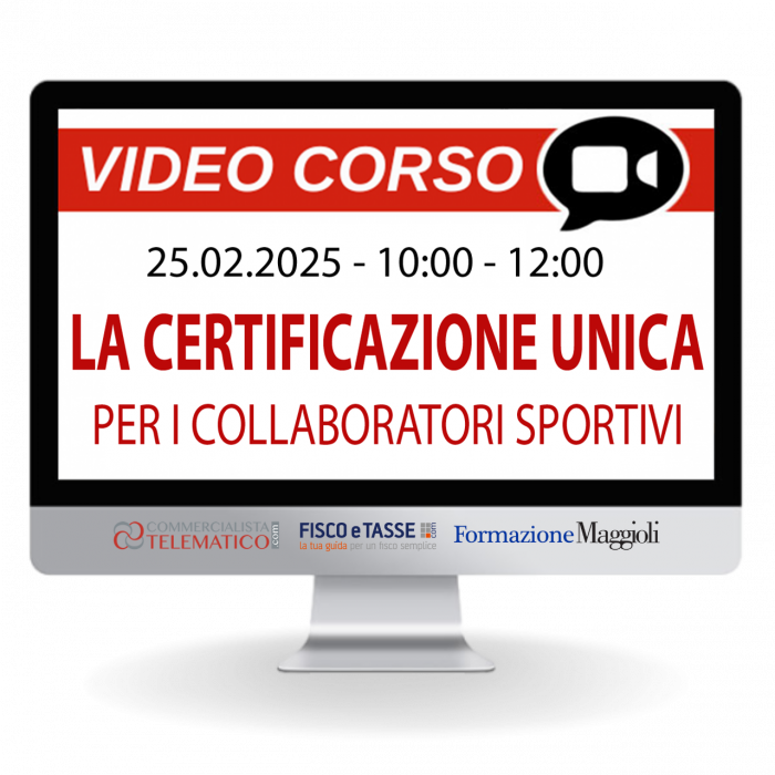 La Certificazione Unica 2025 per collaboratori sportivi