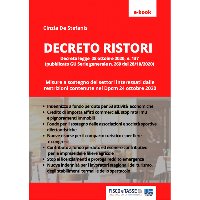 Decreto Ristori (eBook 2020)