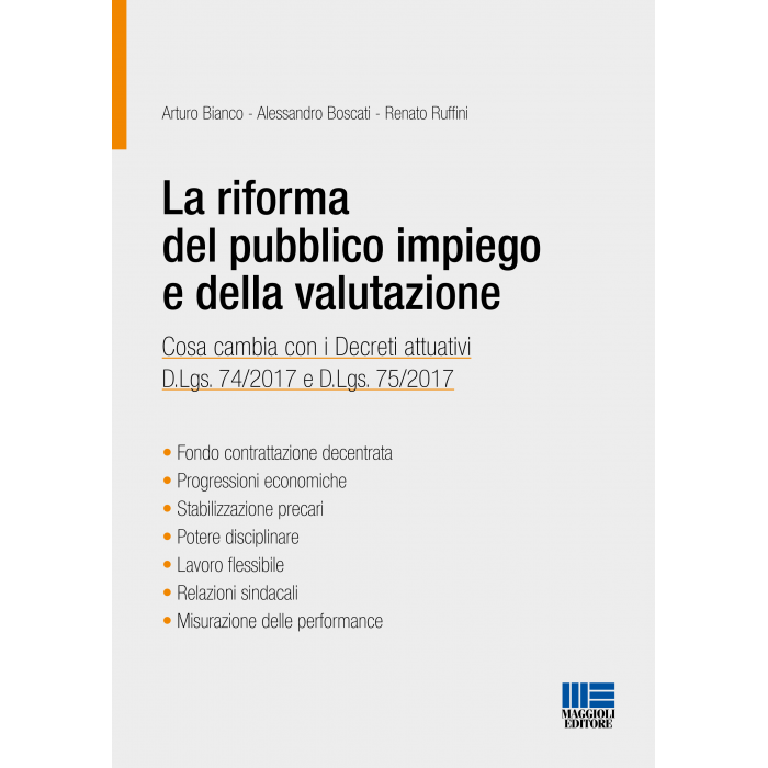 La riforma del pubblico impiego e della valutazione