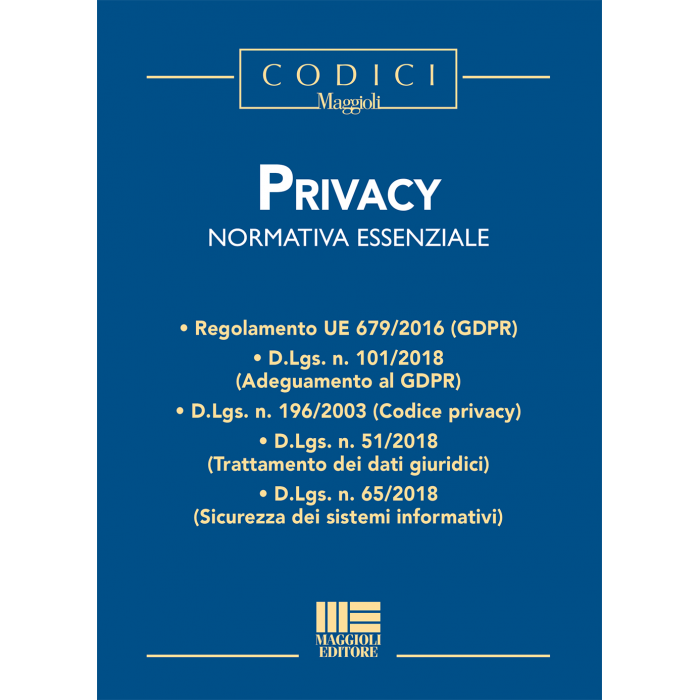 Privacy. Normativa essenziale - Libro di carta