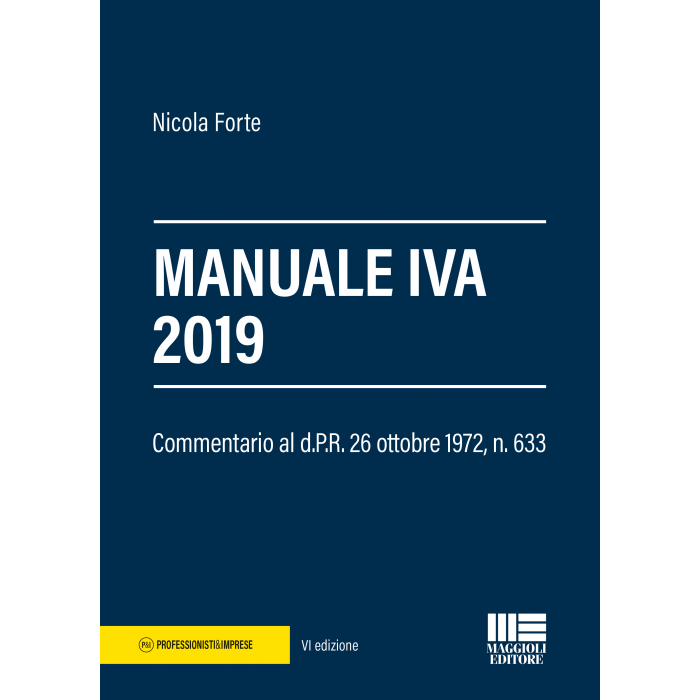 Manuale IVA 2019 - Libro carta