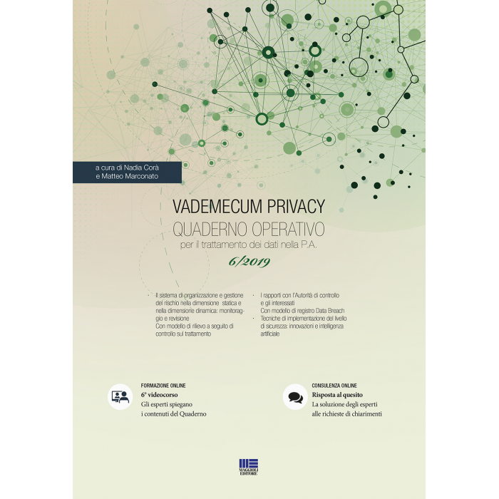 Vademecum privacy. Quaderno operativo 6/2019 