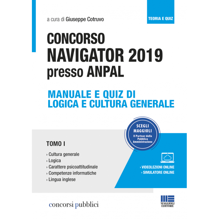 Concorso NAVIGATOR 2019 presso ANPAL: Manuale e Quiz