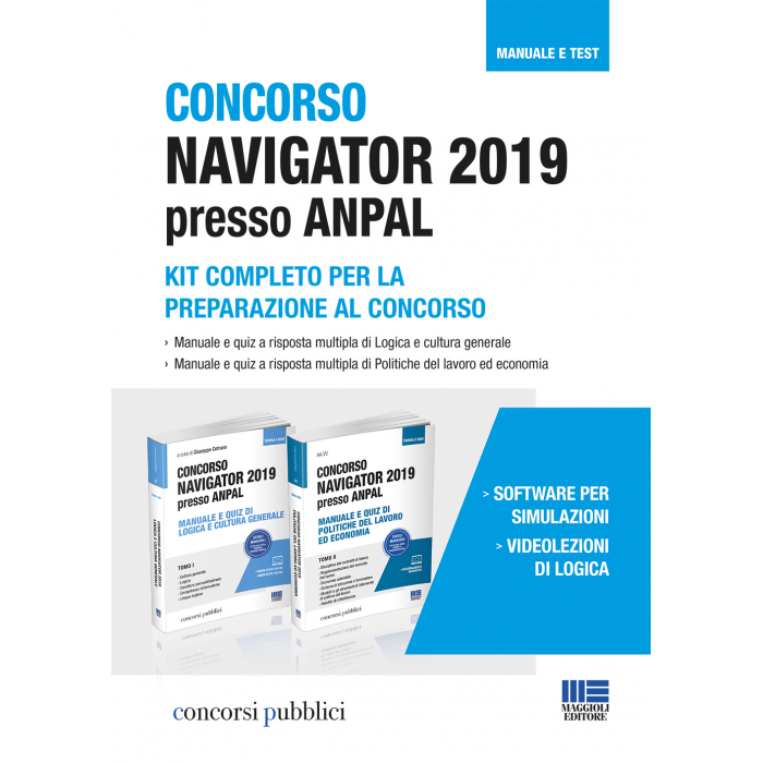 Concorso Navigator 2019 presso ANPAL kit completo