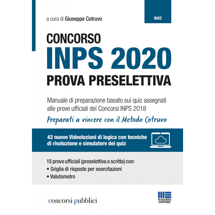 Concorso INPS 2020 - Manuale di preparazione 