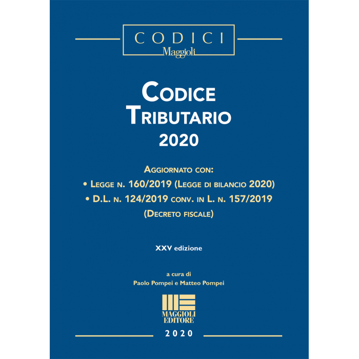 Codice Tributario 2020 - Libro Carta